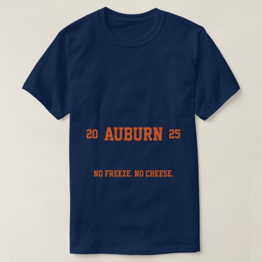 T-shirt Auburn Tigers 2025 (Design devant)