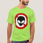T-SHIRT AUCUN ALIEN (Devant)