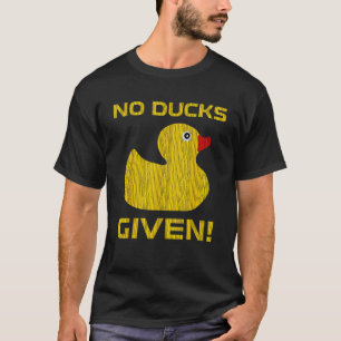 T-shirt Aucun Canard Donné Jouet De Salle De Bains En Caou