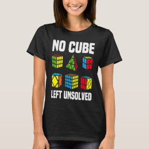 T-shirt Aucun cube laissé non résolu Concours Cube de puzz