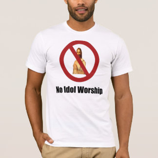 T-shirt aucun culte d'idole Jésus