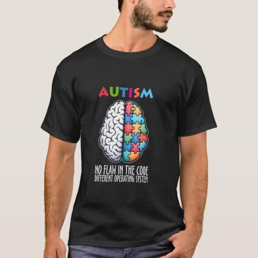 T-shirt Aucun défaut dans le code Système d'exploitation d (Devant)