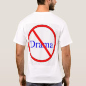 T-shirt Aucun drame (Dos)