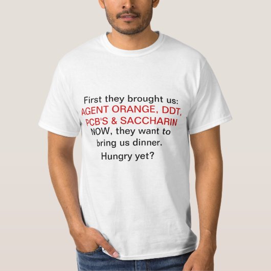 T-SHIRT AUCUN GMO (Devant)