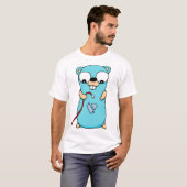 T-shirt Aucun Gopher de wifi (Devant entier)
