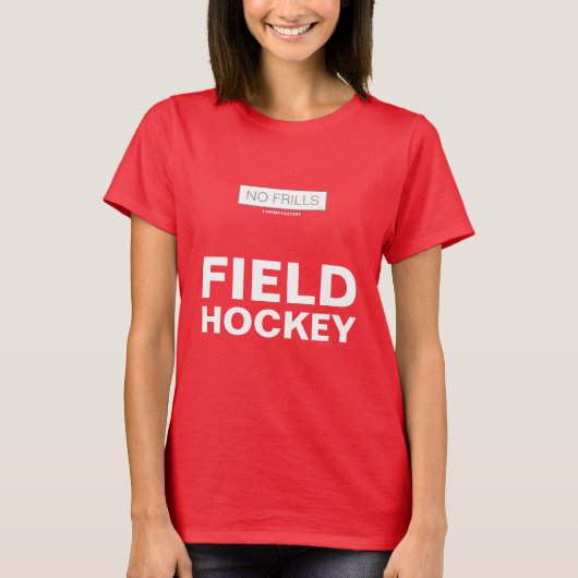 T-shirt Aucun hockey de gisement de vrilles (Devant)