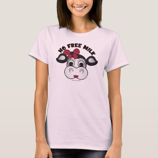 T-shirt Aucun lait libre (Devant)