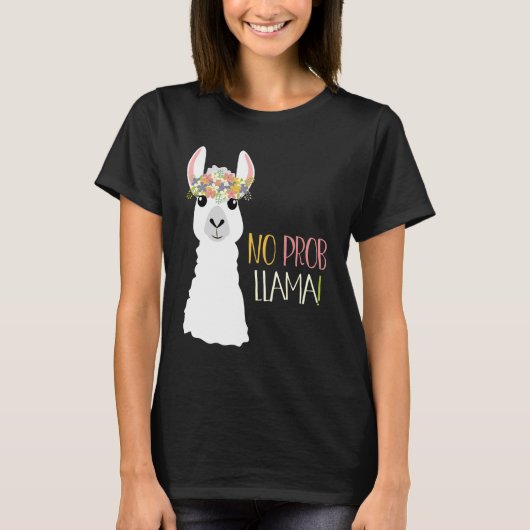 T-shirt Aucun lama de Prob (Devant)