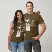 T-shirt Aucun lama de problème (Unisexe)