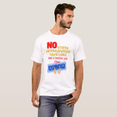 T-shirt Aucun langage de programmation meilleur que Cobol (Devant entier)