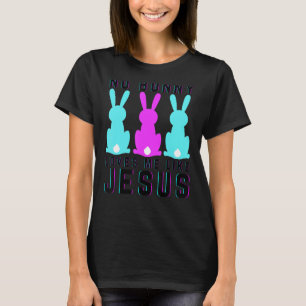 T-shirt Aucun Lapin M'Aime Comme Jésus Christian Drôle Goû