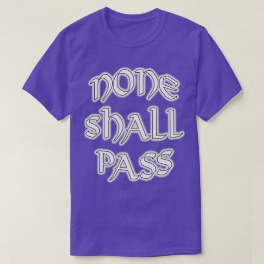 T-shirt Aucun Ne Passe (Design devant)