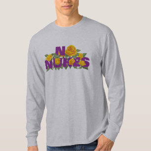 T-shirt AUCUN NUKES - ROSE de la MISSION officielle Long S