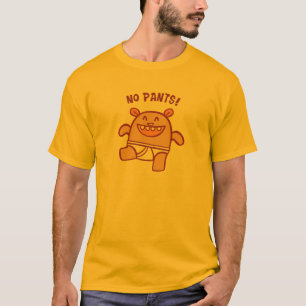 T-shirt Aucun pantalon ! - Orange