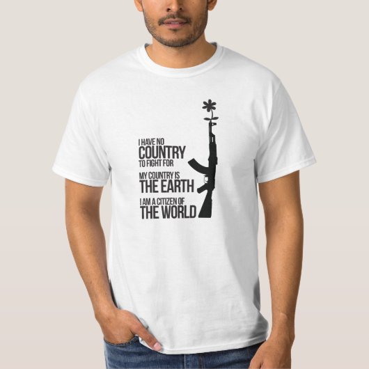 T-shirt Aucun pays à lutter pour (Devant)