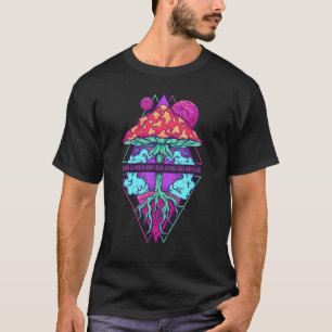 T-shirt Aucun Plante ne peut grandir jusqu'au Ciel Champig