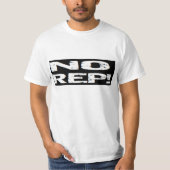T-shirt AUCUN REPRÉSENTANT ! kettlebell de burpees (Devant)