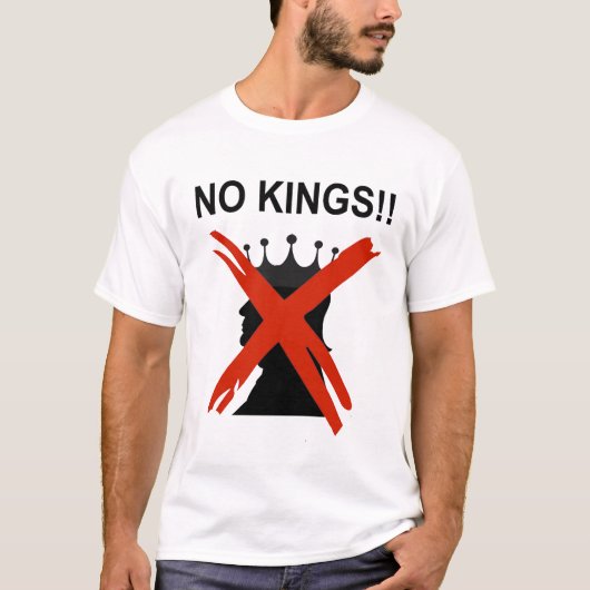 T-SHIRT AUCUN ROI (Devant)