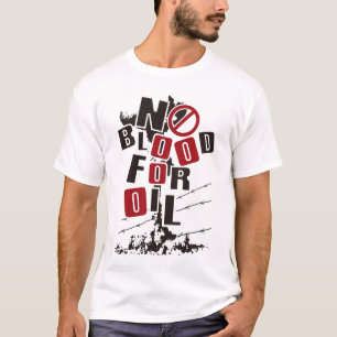 T-SHIRT AUCUN SANG POUR L'HUILE