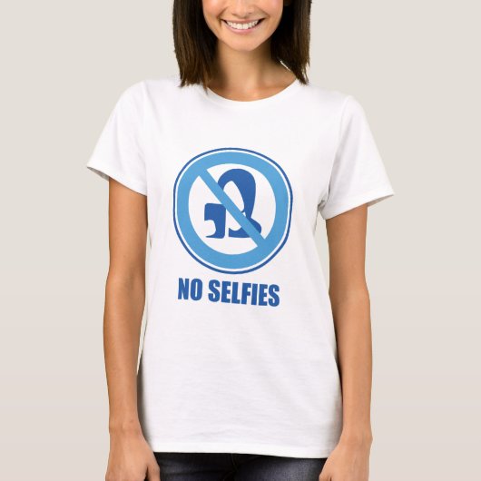 T-shirt Aucun Selfies (Devant)