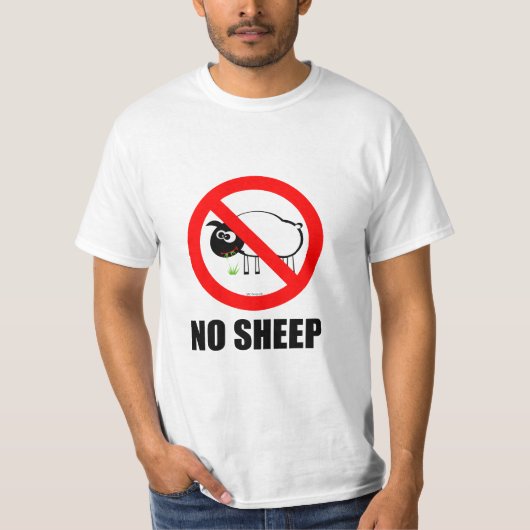 T-SHIRT AUCUN SHEEP™ TEL (Devant)