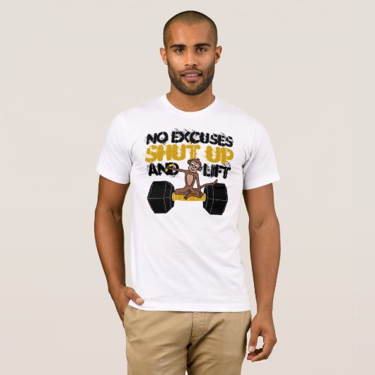 T-shirt Aucun singe n'en parle (Devant entier)