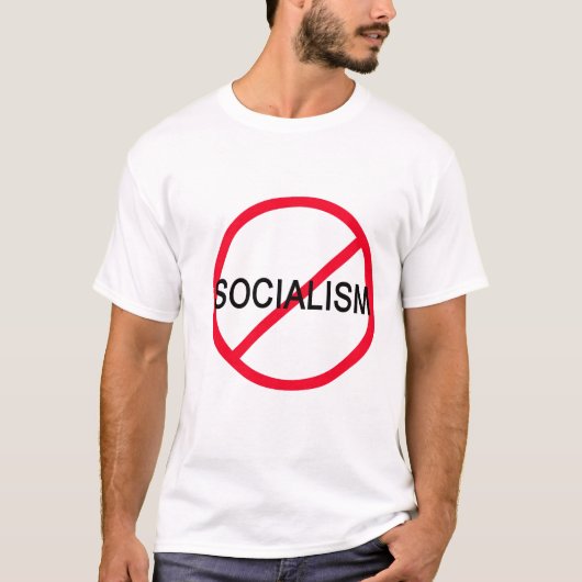 T-SHIRT AUCUN SOCIALISME (Devant)