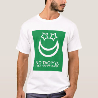 T-shirt Aucun Taqiyya je suis une satire religieuse de