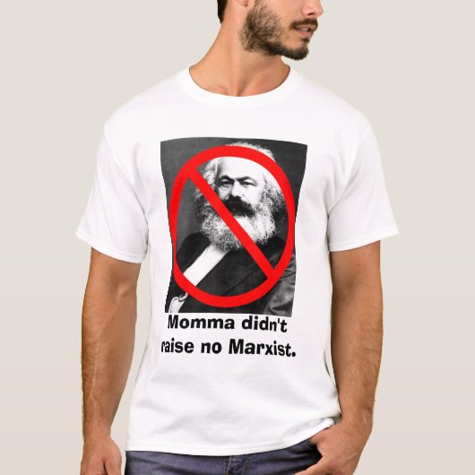 T-shirt Aucun tee - shirt marxiste (Devant)