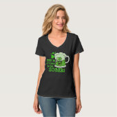 T-shirt AUCUN temps pour être SOBRE (Devant entier)