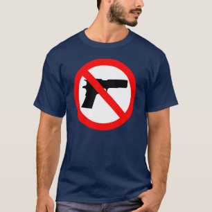T-shirt Aucune anti arme à feu d'armes à feu