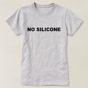 T-shirt Aucune chemise de silicone
