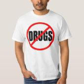 T-SHIRT "AUCUNE DROGUE " (Devant)