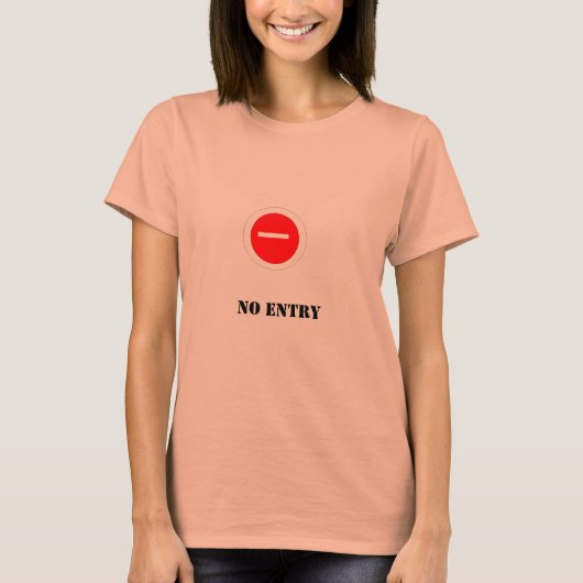 T-shirt Aucune entrée (Devant)