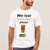 T-shirt aucune glace (Devant)