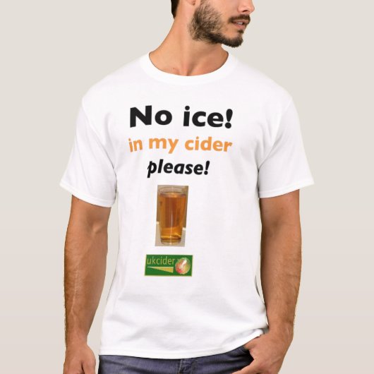 T-shirt aucune glace (Devant)
