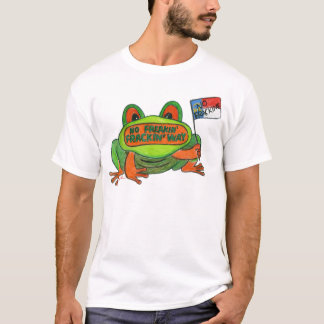 T-shirt Aucune grenouille de Fracking la Caroline du Nord