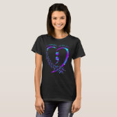 T-shirt Aucune histoire ne devrait finir par un suicide he (Devant entier)