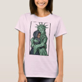 T-shirt Aucune interdiction aucun mur (Devant)