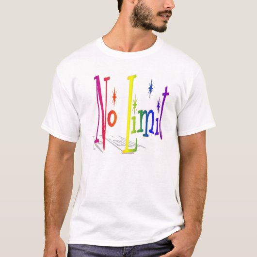 T-shirt Aucune limite de chemise (Devant)