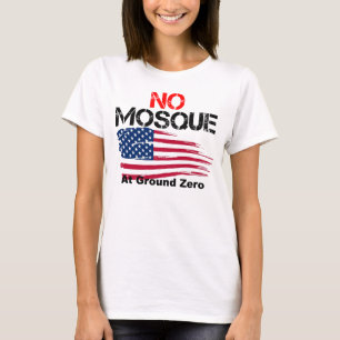 T-shirt Aucune mosquée à point zéro