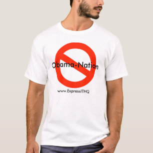 T-shirt Aucune nation d'Obama, www.ExpressITHQ.com