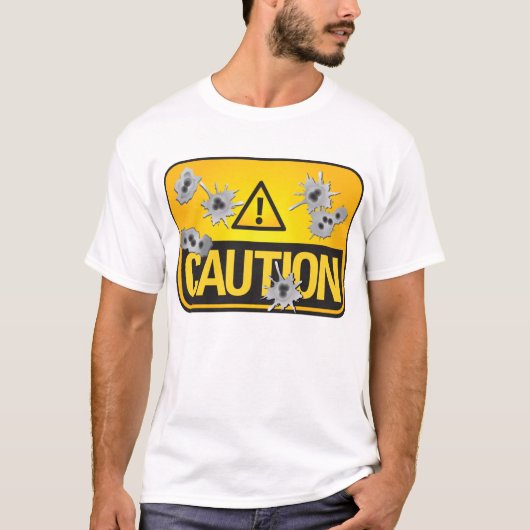T-shirt Aucune précaution (Devant)