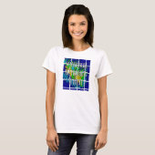 T-shirt Aucune pression, aucun problème, St Lucia (Devant entier)
