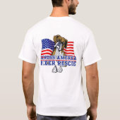 T-shirt Aucunes bêtes perdues laissées (Dos)