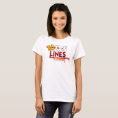 T-shirt Aucunes lignes de Tan (Devant entier)