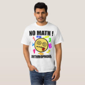 T-shirt Aucunes maths ! Arithmophobia (Devant entier)