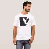 T-shirt Aucunes poules à vendre (Devant entier)