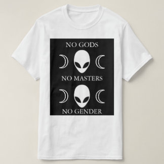 T-shirt AUCUNS DIEUX AUCUNS MAÎTRES AUCUN style 2 de GENRE