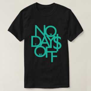 T-shirt Aucuns jours de congé la chemise - bleu/noir
